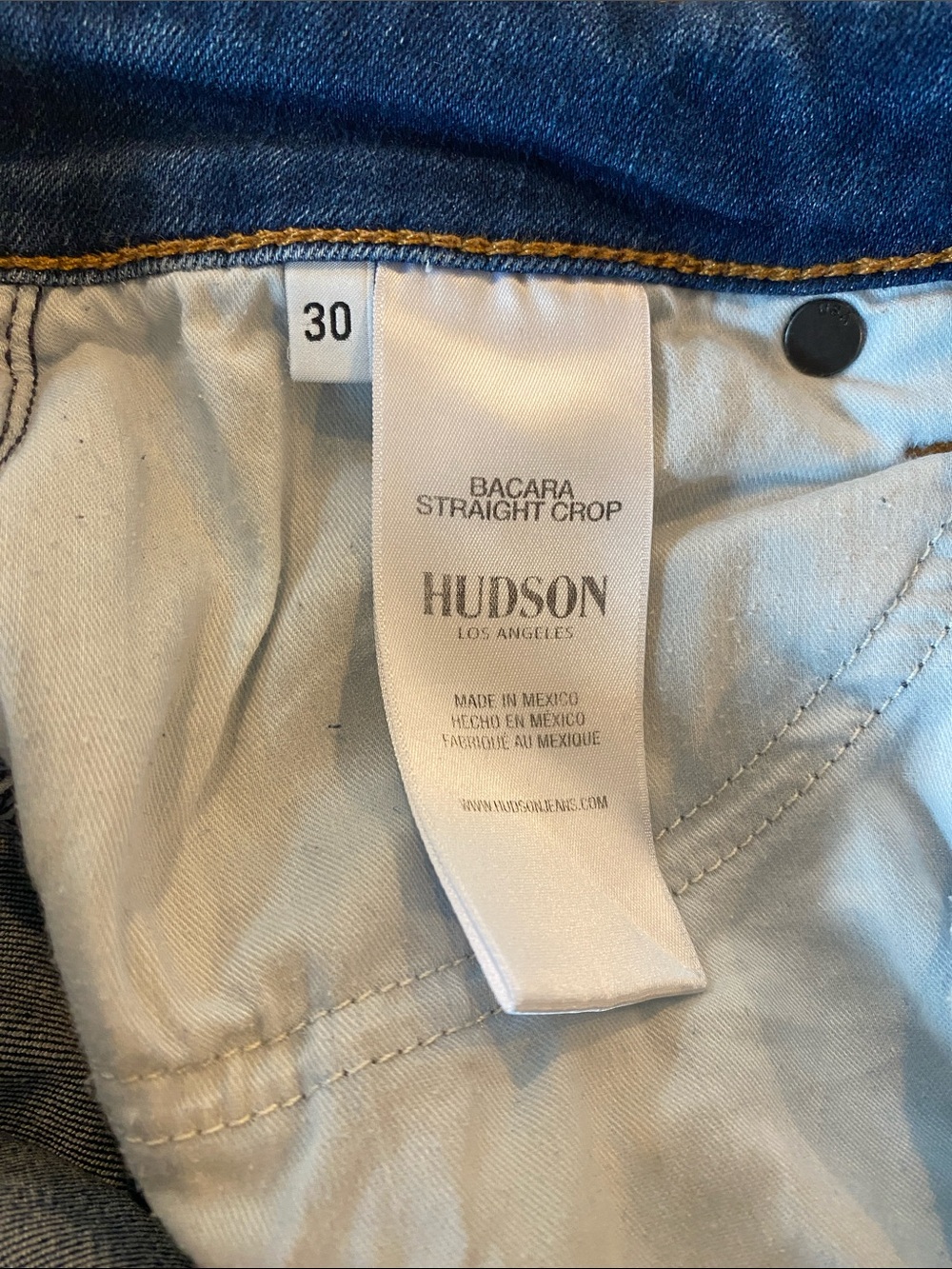 Hudson Bacara Straight Crop - Picture 7 of 7